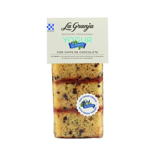 LA GRANJA Bizcocho de yogur fresco y chips La Fageda 350 gr. - 0.35 kg - Imagen del producto en Findit