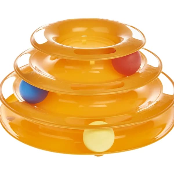 PRODUCTO ALCAMPO Juguete interactivo para gatos (25 cm) con pelota. - 1 ud - Imagen del producto en Findit