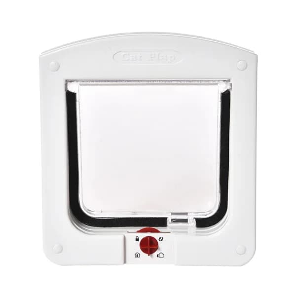 PRODUCTO ALCAMPO Puerta para gatos bloqueable (gatera) de 20.5 x 22.5 cm. - 1 ud - Imagen del producto en Findit
