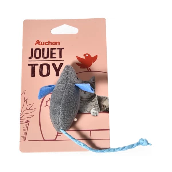 PRODUCTO ALCAMPO Juguete para gatos con forma ratón de 12 cm. con campañilla. - 1 ud - Imagen del producto en Findit