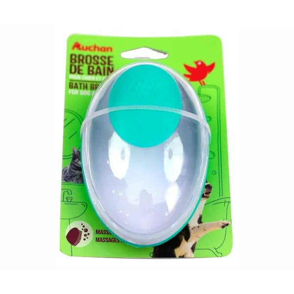 PRODUCTO ALCAMPO Cepillo de baño pet y caucho de 11.5 x 7.5 x 6 cm. - 1 ud - Imagen del producto en Findit