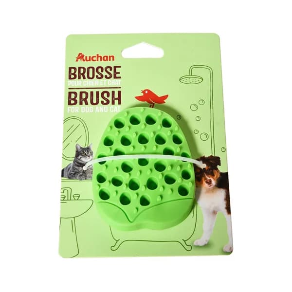 PRODUCTO ALCAMPO Cepillo Eva de 9.4 x 7.65 x 4 cm, para perros y gatos. - 1 ud - Imagen del producto en Findit