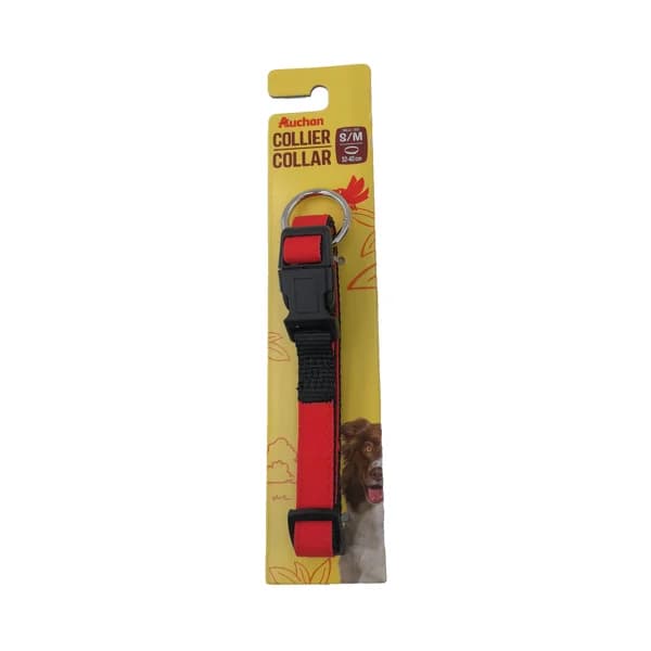 PRODUCTO ALCAMPO Collar de perro (1.5 cm.) rojo, para perros S/M 32 - 40 cm. - 1 ud - Imagen del producto en Findit