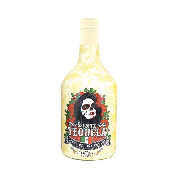 SARGENTO TEQUELA Crema de licor de piña colada con tequila y Agave SARGENTO TEQUELA botella de 70 cl. - 0.7 l - Imagen del producto en Findit