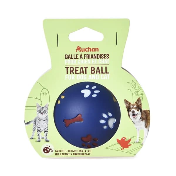 PRODUCTO ALCAMPO Juguete bola dispensadora de alimento, apta para perros y gatos. - 1 ud - Imagen del producto en Findit