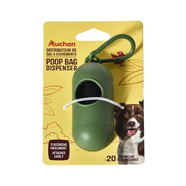 PRODUCTO ALCAMPO Dispensador de bolsas para excrementos de perro. - 1 ud - Imagen del producto en Findit