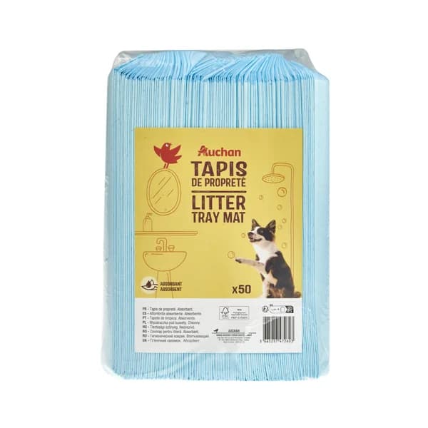 PRODUCTO ALCAMPO Alfombrillas (empapadores) absorvente de 45 x 60 cm. 50 uds. - 1 ud - Imagen del producto en Findit