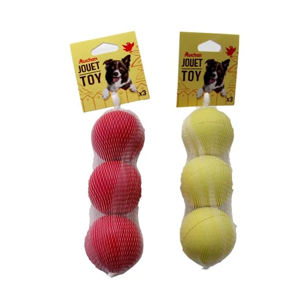 PRODUCTO ALCAMPO Juego de 3 bolas de goma de 6 cm. - 1 ud - Imagen del producto en Findit