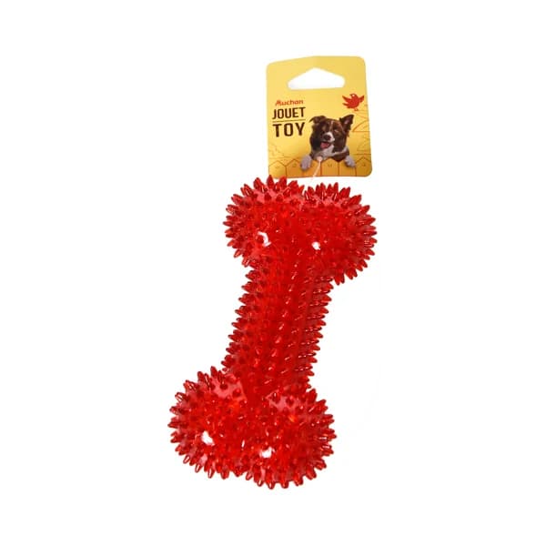 PRODUCTO ALCAMPO Juguete para perro con forma de hueso blando de 16 cm, con espinas. - 1 ud - Imagen del producto en Findit