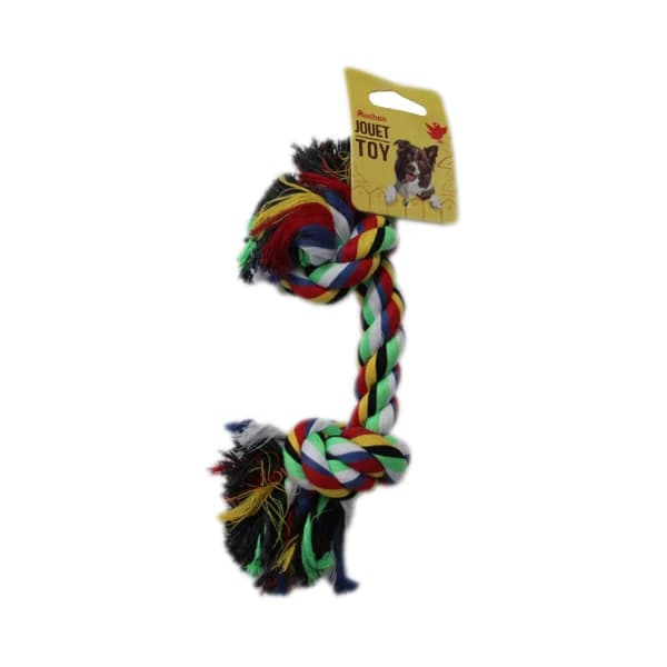 PRODUCTO ALCAMPO Cuerda de 16 cm. con nudos (juguete para perros). - 1 ud - Imagen del producto en Findit