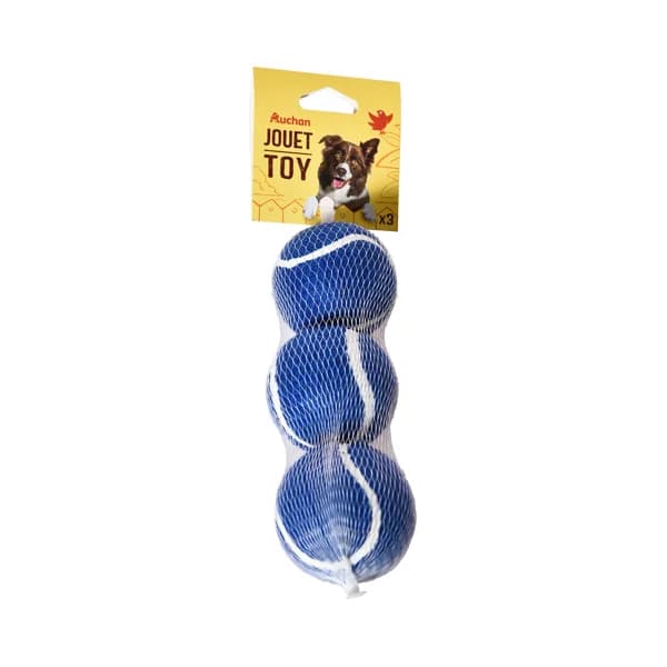 PRODUCTO ALCAMPO Pelotas de tenis de 6.25 cm (juguete para perro) 3 uds. - 1 ud - Imagen del producto en Findit