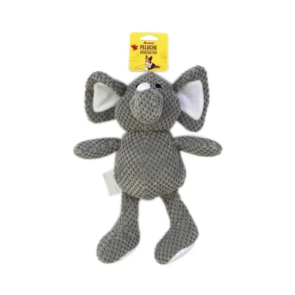 PRODUCTO ALCAMPO Peluche para perro con forma de elefante de 30 cm. - 1 ud - Imagen del producto en Findit