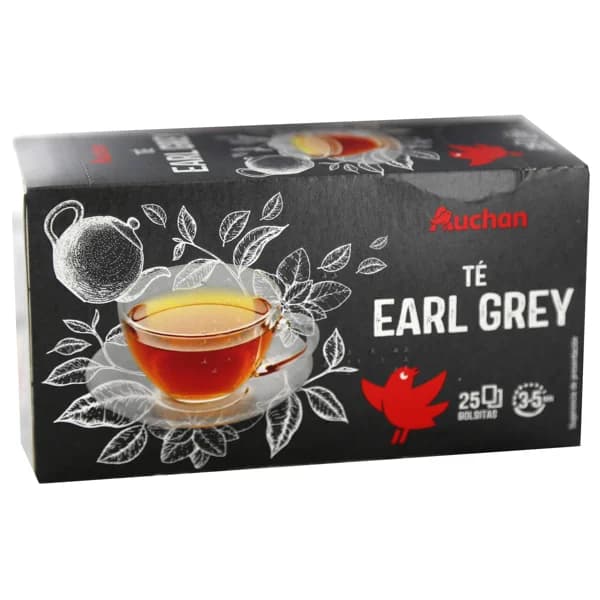 PRODUCTO ALCAMPO Té Earl Grey (té negro con aroma a bergamota) 25 uds. 43,75 g. - 1 ud - Imagen del producto en Findit