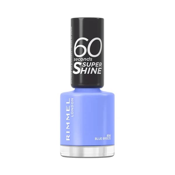 RIMMEL 60 Seconds super shine tono 856 Blue breeze Laca (esmalte) uñas de secado rápido. - 1 ud - Imagen del producto en Findit