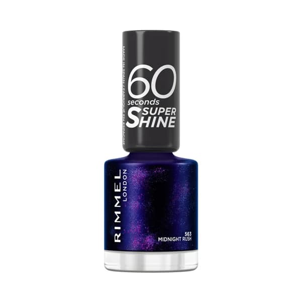 RIMMEL 60 Seconds super shine tono 563 Midnight rush Laca (esmalte) uñas de secado rápido. - 1 ud - Imagen del producto en Findit