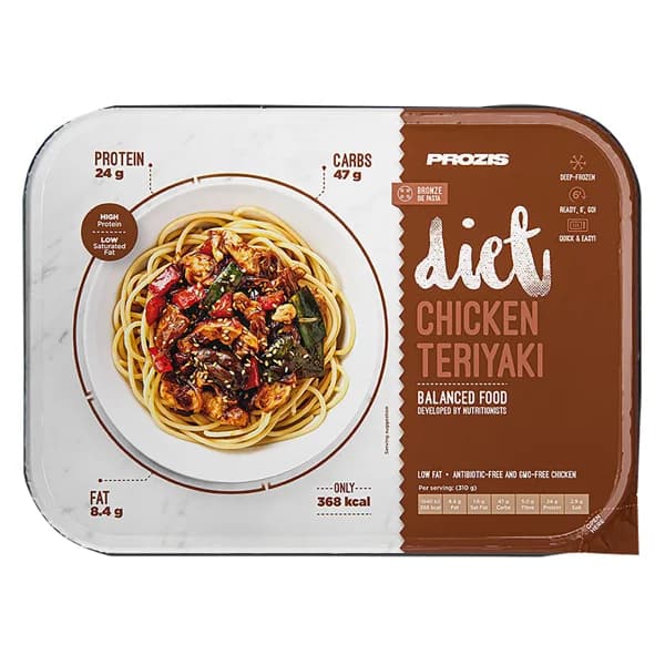 PROZIS Diet Pollo teriyaki 310 g. - 0.31 kg - Imagen del producto en Findit
