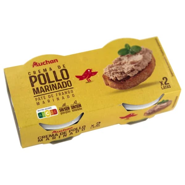 PRODUCTO ALCAMPO Crema de pollo marinado 2 x 80 g. - 0.16 kg - Imagen del producto en Findit