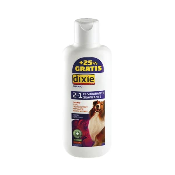 DIXIE Champú desodorante y suavizante para perros 750 mililtros - 1 l - Imagen del producto en Findit