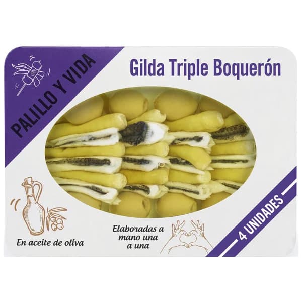 BOKEO Gilda triple boquerón 120 gr. - 0.12 kg - Imagen del producto en Findit