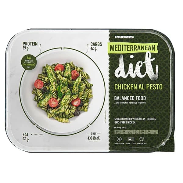 PROZIS Diet Pollo al pesto 280 g. - 0.28 kg - Imagen del producto en Findit