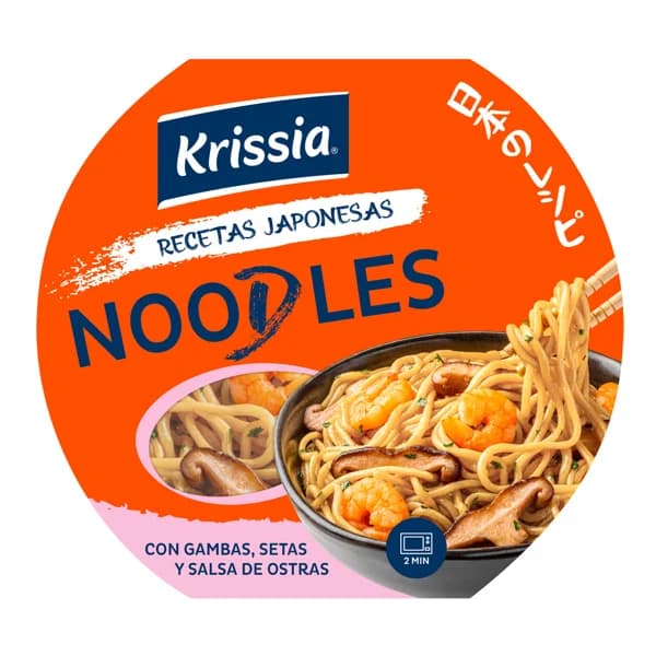 KRISSIA Noodles de gambas, setas y otras receta japonesa 210 g. - 0.21 kg - Imagen del producto en Findit