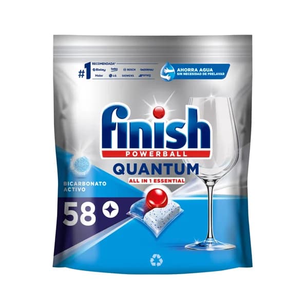 FINISH Quantum Essential Lavavajillas 58 uds 673 g - 0.67 kg - Imagen del producto en Findit
