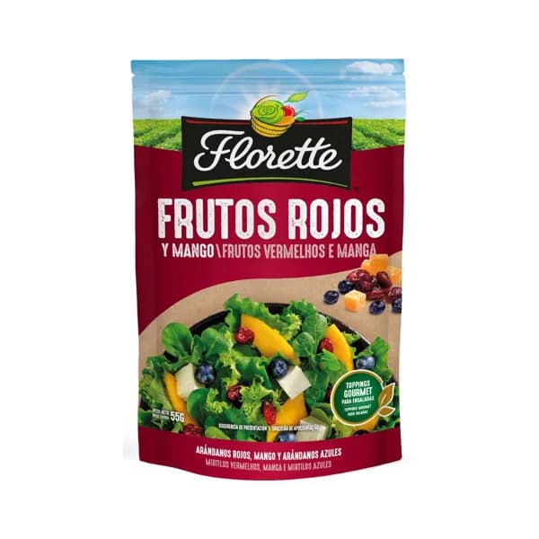 Frutos rojos y mango FLORETTE 55 g. - 0.06 kg - Imagen del producto en Findit