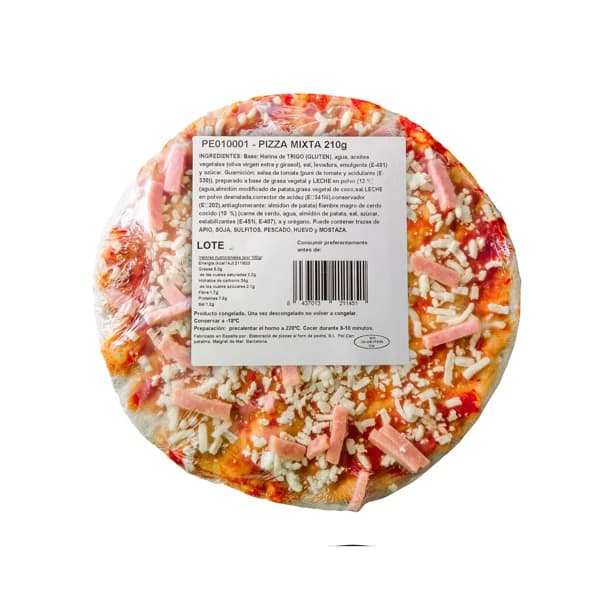 D'ANGELO Pizza mixta 210 g. - 0.21 kg - Imagen del producto en Findit