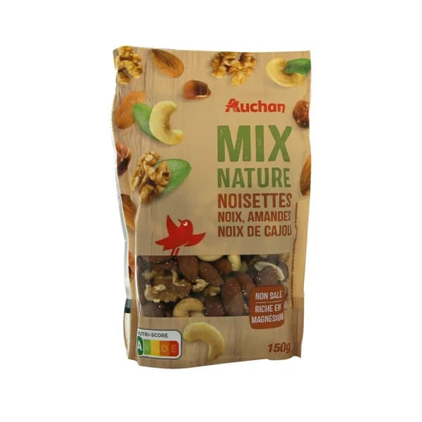 PRODUCTO ALCAMPO Mix nature Surtido de frutos secos crudos 150 g. - 0.15 kg - Imagen del producto en Findit