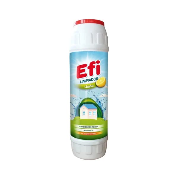 EFI Limpiador en polvo multiusos con cloro activo y aroma a limón 750 g. - 0.75 kg - Imagen del producto en Findit