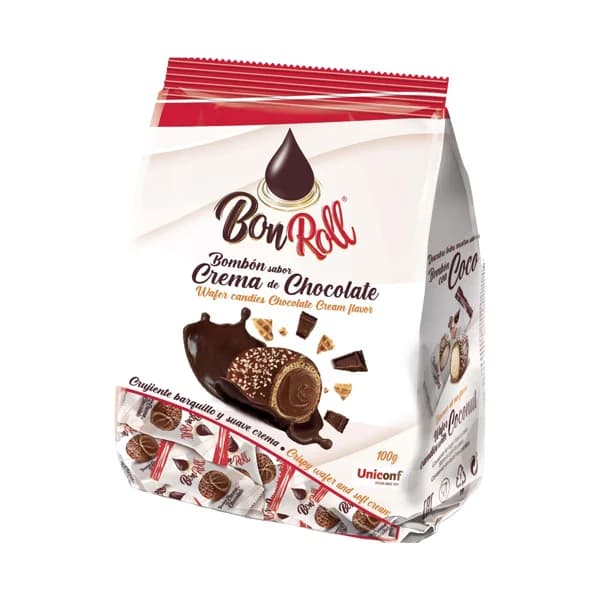 BONROLL Bombones de crema de chocolate 100 g. - 0.1 kg - Imagen del producto en Findit