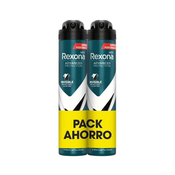 REXONA Desodorante en spray para hombre con protección 72 horas REXONA Black&White 2x200 ml. - 0.2 l - Imagen del producto en Findit