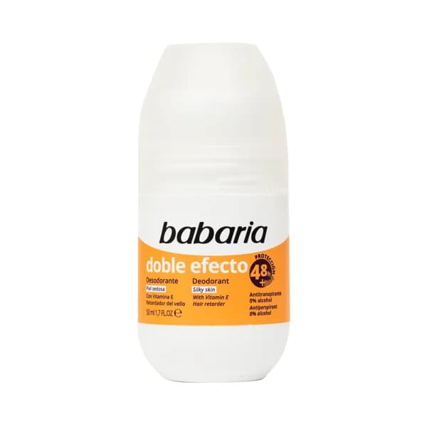 BABARIA Desodorante roll on para mujer con acción antitranspirante hasta 48 horas BABARIA Doble efecto 50 ml. - 0.05 l - Imagen del producto en Findit