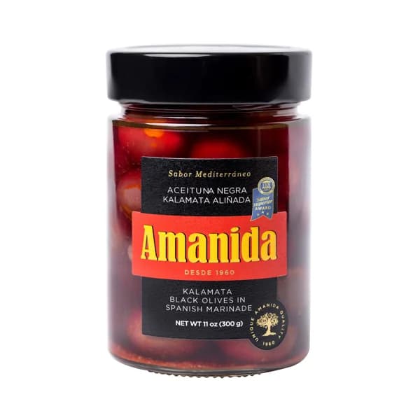 Aceitunas negras Kalamata AMANIDA 175 g. - 0.18 kg - Imagen del producto en Findit