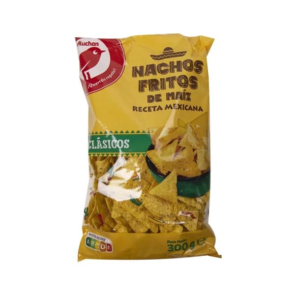 PRODUCTO ALCAMPO Tortillas chips sabor natural (nachos fritos de maíz) PRODUCTO ALCAMPO 300 g. - 0.3 kg - Imagen del producto en Findit
