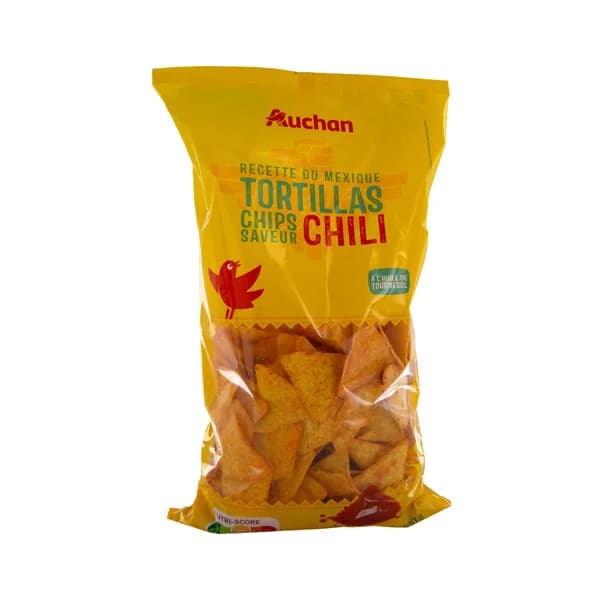PRODUCTO ALCAMPO Nachos de maíz con sabor a chili 400 g. - 0.4 kg - Imagen del producto en Findit