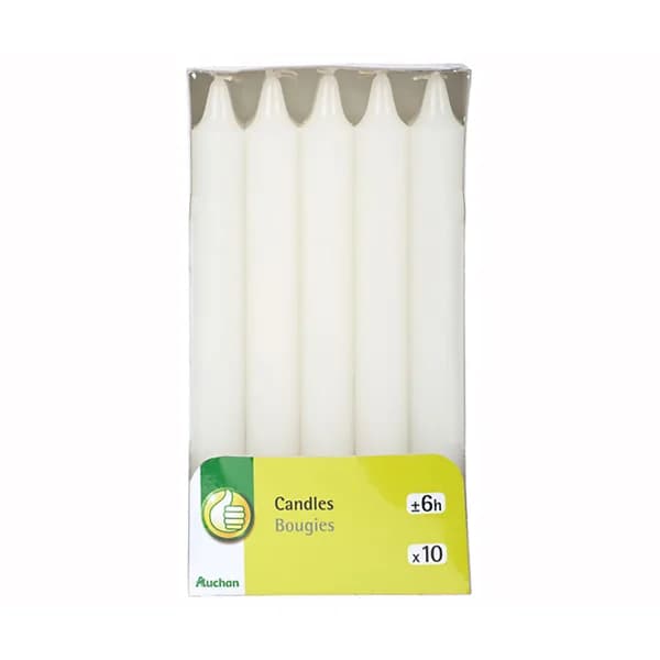 Set de velas para candelabro, PRODUCTO ECONOMICO ALCAMPO. - 1 ud - Imagen del producto en Findit