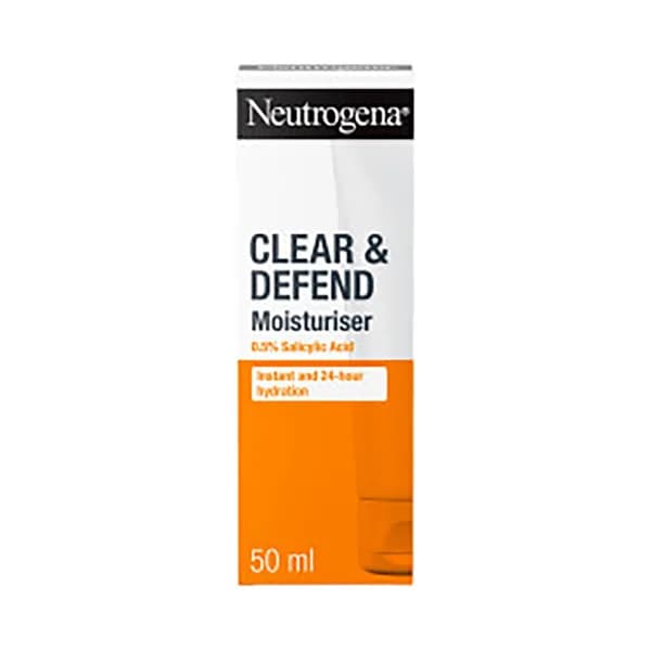 NEUTRÓGENA Clear & defend Crema hidratante sin aceites, para granos persistentes 50 ml. - 1 ud - Imagen del producto en Findit