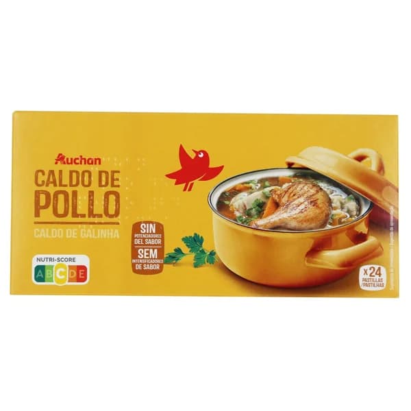 PRODUCTO ALCAMPO Caldo de pollo 24 uds. 240 g. - 0.24 kg - Imagen del producto en Findit