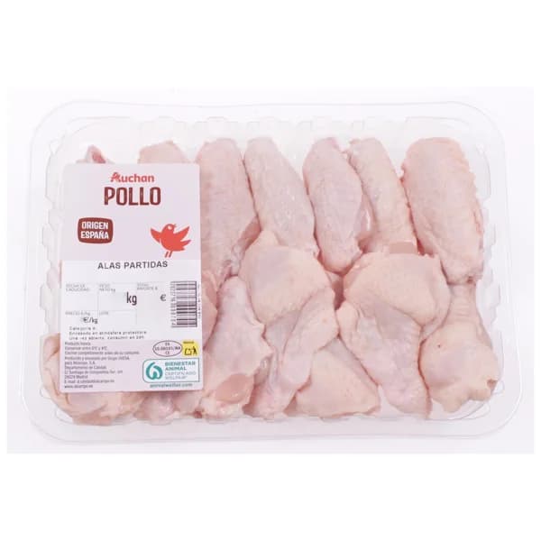 AUCHAN Alita blanqueta partida de pollo. Producto Alcampo - 1 ud - Imagen del producto en Findit