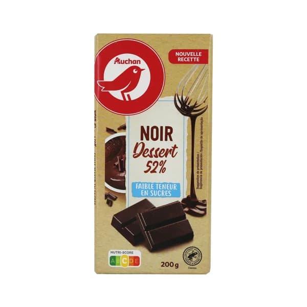PRODUCTO ALCAMPO Chocolate negro para postres, sin azúcares añadidos 200 g. - 0.2 kg - Imagen del producto en Findit