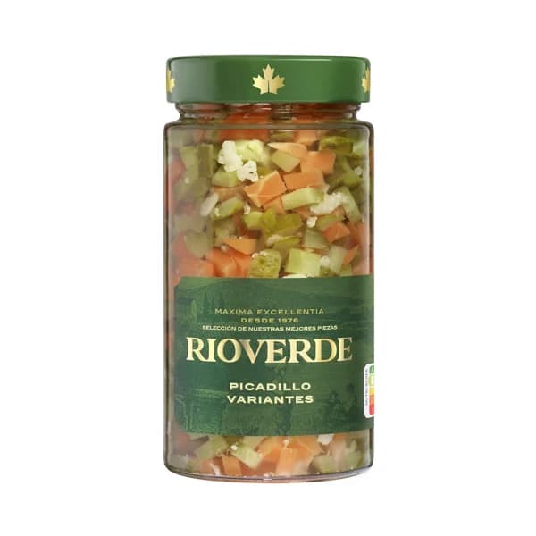 RIOVERDE Picadillo de variantes en vinagre frasco de 200 g. - 0.2 kg - Imagen del producto en Findit