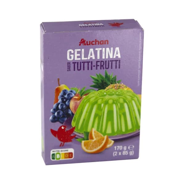 PRODUCTO ALCAMPO Gelatina sabor tutti-frutti 2 x 85 g. - 0.17 kg - Imagen del producto en Findit
