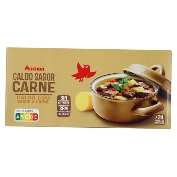PRODUCTO ALCAMPO Caldo de carne 24 uds. 240 g. - 0.24 kg - Imagen del producto en Findit