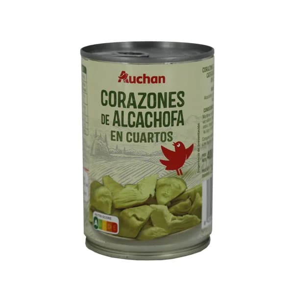 PRODUCTO ALCAMPO Corazones de alcachofa cuartos 240 g. - 0.24 kg - Imagen del producto en Findit