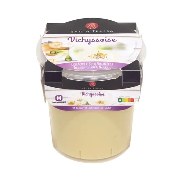 SANTA TERESA Crema vichyssoise, elaborada con aceite de oliva virgen extra SANTA TERESA 400 ml. - 0.4 l - Imagen del producto en Findit