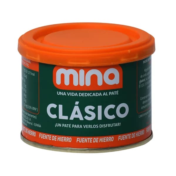 MINA Paté de hígado de cerdo MINA lata de 200 g. - 0.2 kg - Imagen del producto en Findit