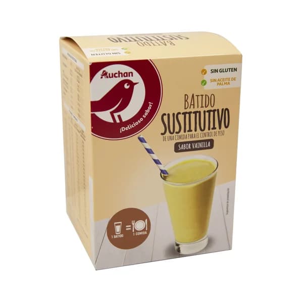 PRODUCTO ALCAMPO Batido sustitutivo de una comida para el control del peso, sabor vainilla 9 uds. x 30 g. - 0.27 kg - Imagen del producto en Findit