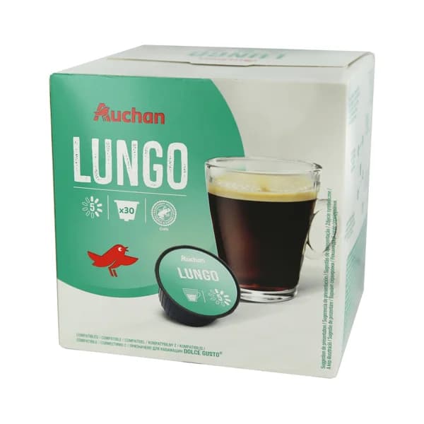PRODUCTO ALCAMPO Café en cápsulas Lungo I5 30 uds. - 0.21 kg - Imagen del producto en Findit