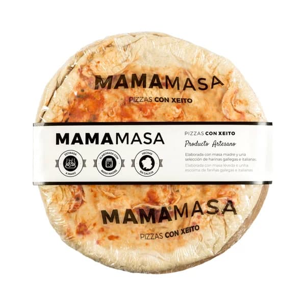 MAMAMASA Base de pizza con tomate, estirada a mano 280 g - 0.28 kg - Imagen del producto en Findit